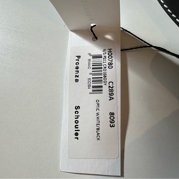 Proenza Schouler PS11 Convertible Box Bag Leather Black White NWT Auth - Picture 8 of 9